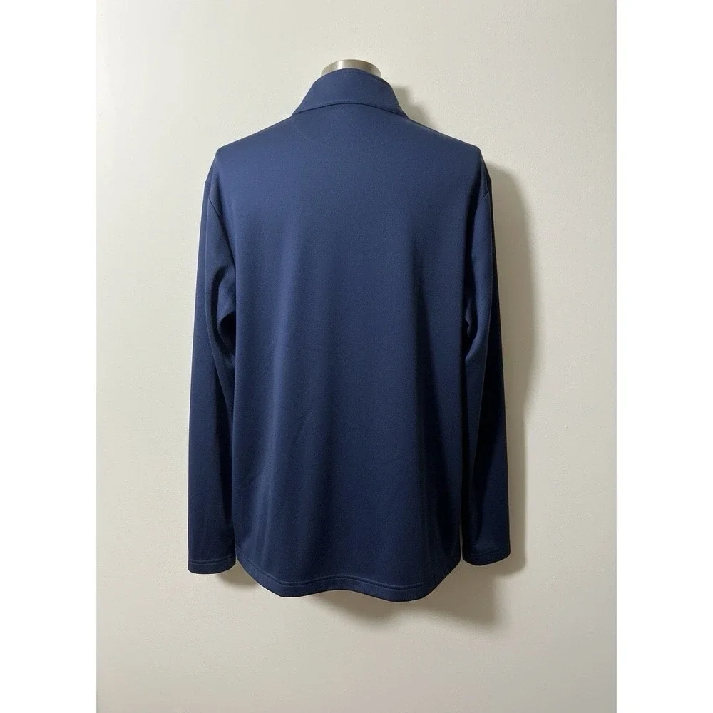 Boston Red Socks Men's Lightweight Jacket L Genuine MLB Blue White Racing Stripe